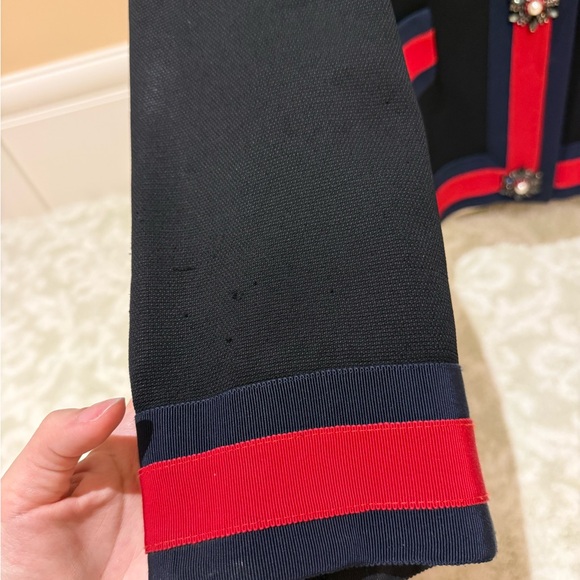 Gucci Black and Red Tailored Blazer - Picture 7 of 10